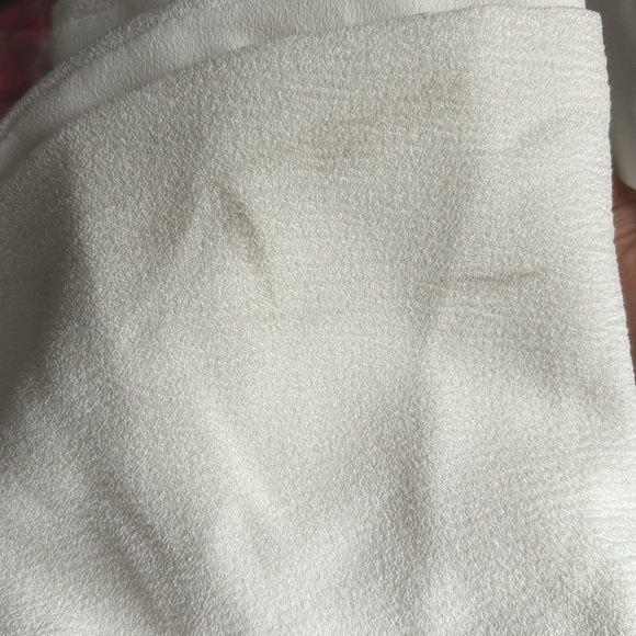 Dress The Population Sandra Plunge Sheath Gown White Sz L $198 - Picture 13 of 13